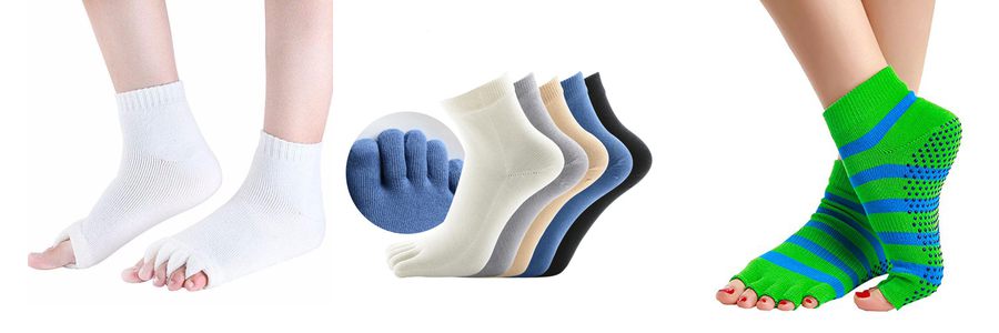 5 toe yoga socks